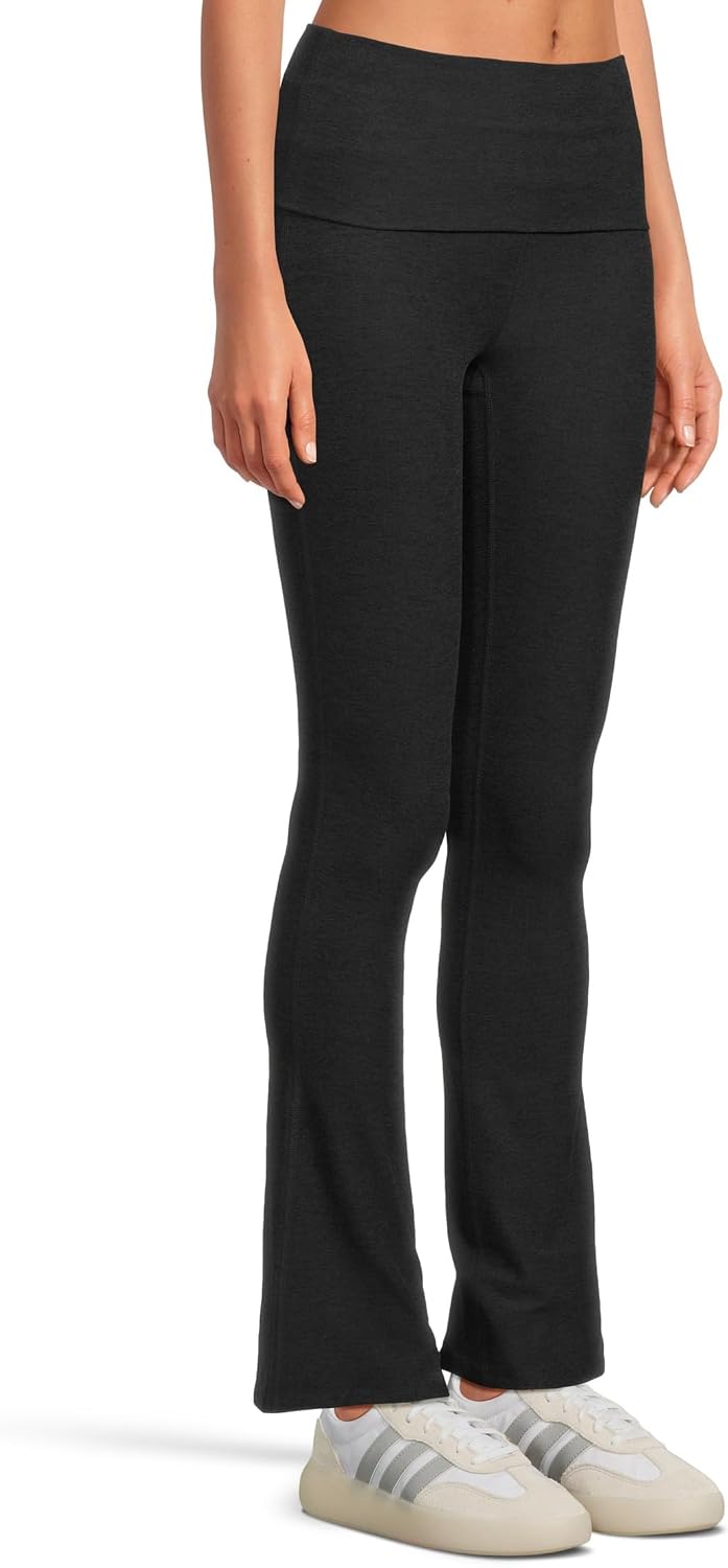 Beyond Yoga Women's Spacedye Foldover Bootcut Pant