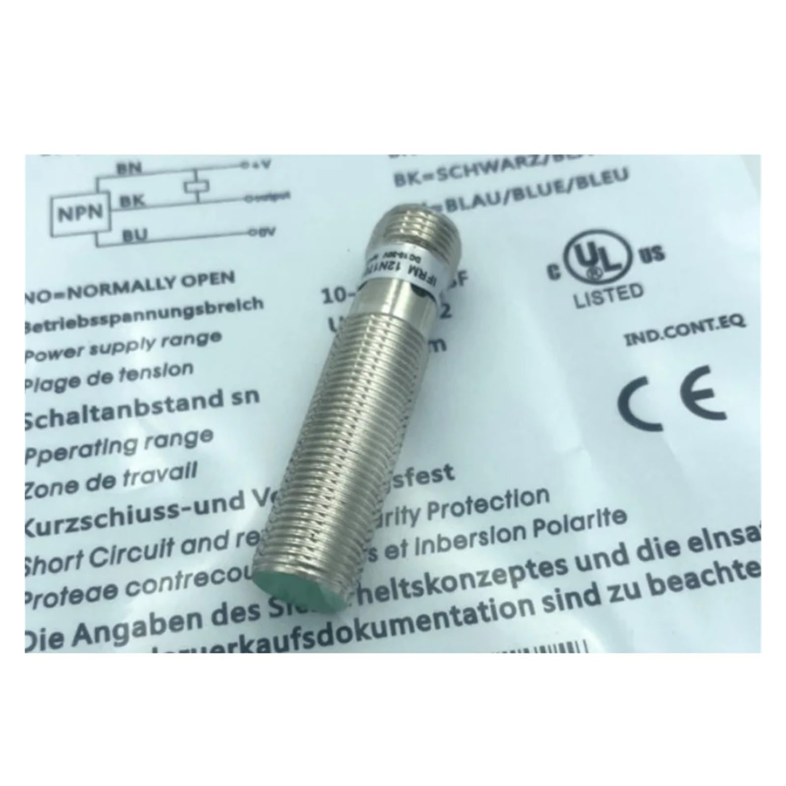 Cjkxpzmh One Color 1Pcs Proximity Switch Ifrm12p1701/Pl