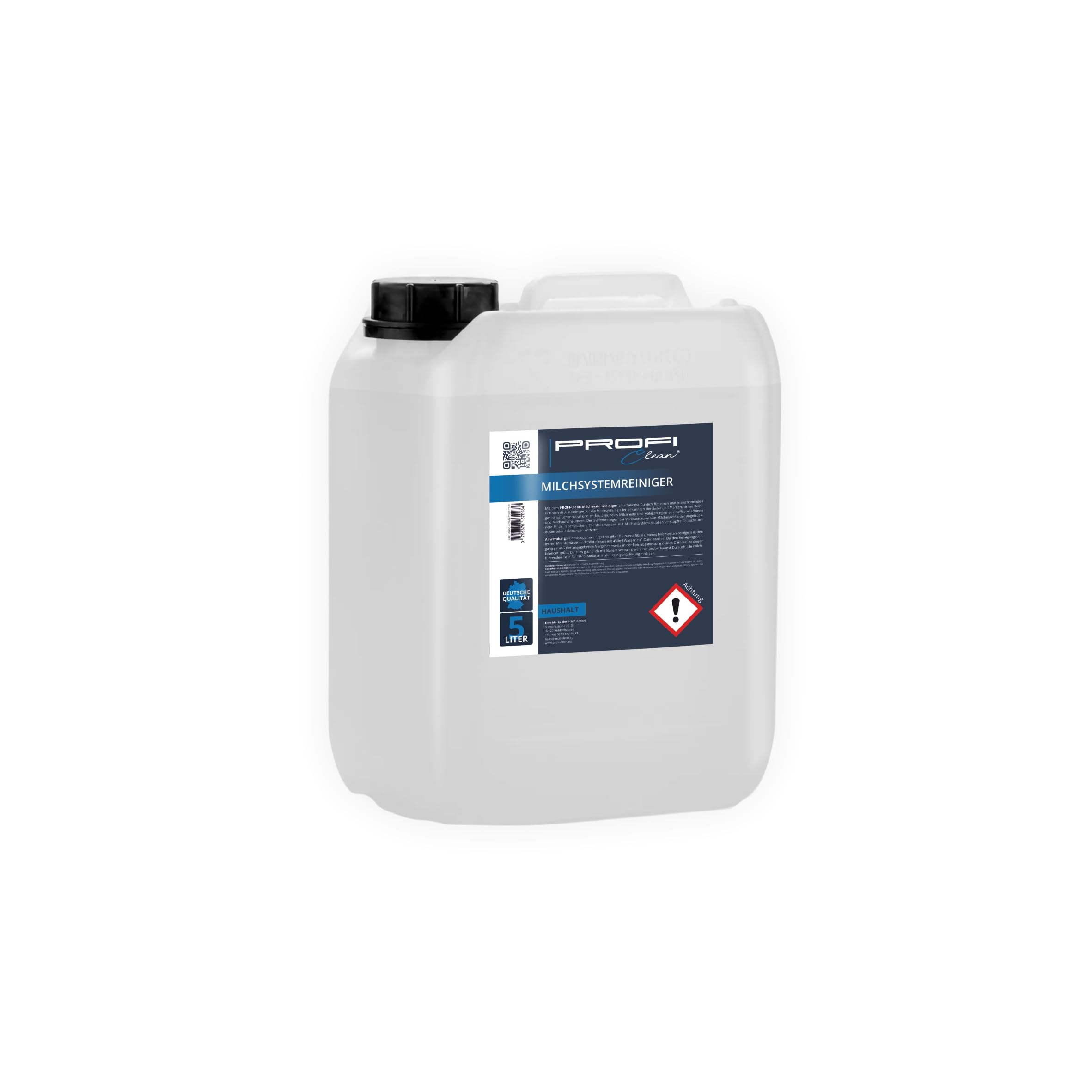 PROFI-Clean Milchsystemreiniger für alle bekannten Hersteller | Reiniger für Milchaufschäumer für Kaffeemaschinen und Kaffeevollautomaten (5 Liter)