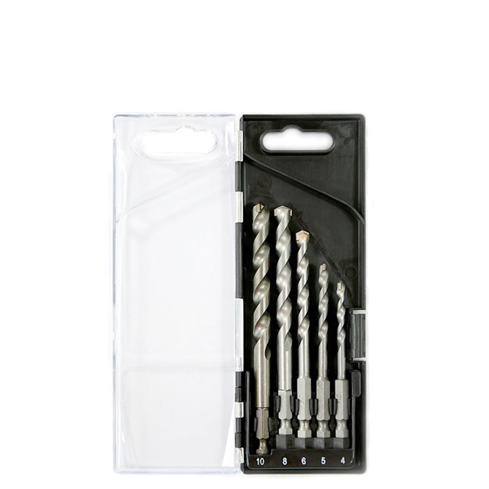 Foret de maçonnerie 4-10mm en carbure avec emmanchement hexagonal rapide