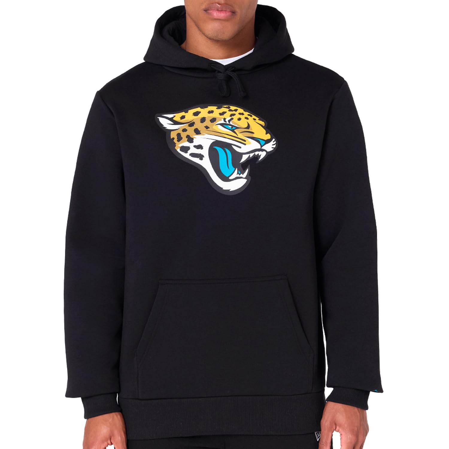 New Era Jacksonville Jaguars NFL Team Logo Hoody Black Hooded Jumper