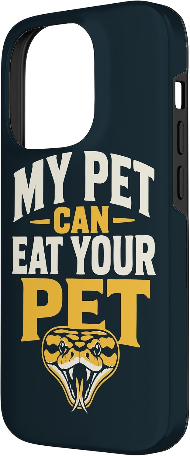 Pet Ball Python Owner Humor Reptile Keeper Case for iPhone 14 Pro image 2