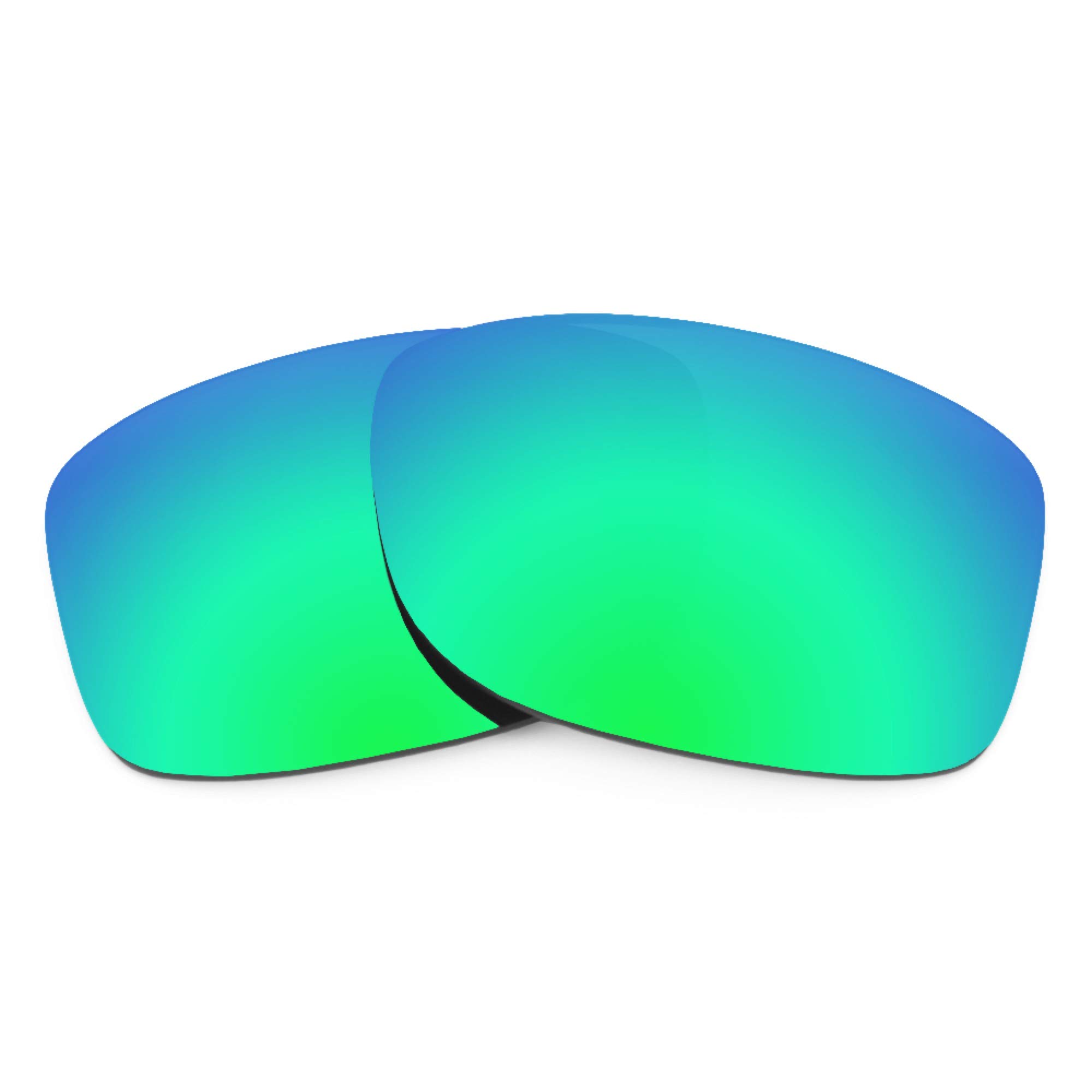 Revant Replacement Lenses compatible with Oakley Jupiter Squared OO9135 Sunglasses - Polarized Mirrored Emerald Green