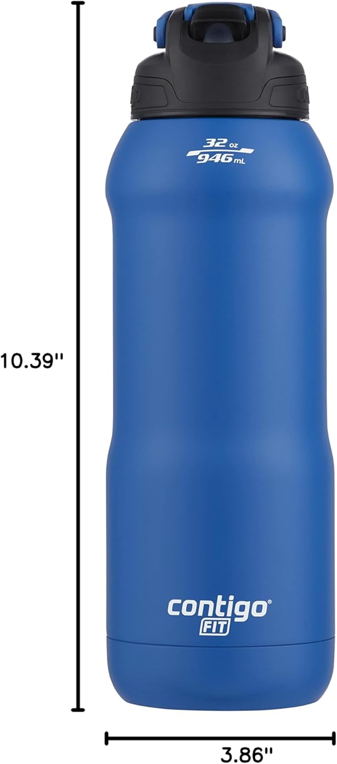 Contigo Fit Autospout Water Bottle, 32oz, AMP