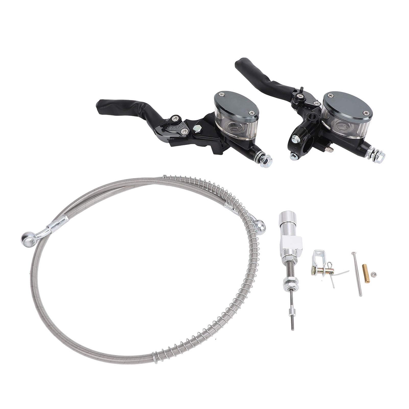 Leva della Pompa del Freno, Leva della Frizione Idraulica del Motociclo Leva della Pompa del Freno con Angolo Regolabile da 22 Mm per Risparmiare Manodopera con Interruttore di