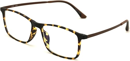 Miniatura 5 de TR90 w Flexible Titanium B Rectángulo Gafas De Lectura - AR Recubrimiento Anti-Reflectante - Ordenador