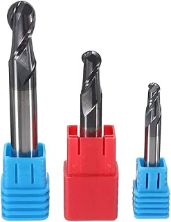 JF-XUAN Circular Saw Blade Ball Nose End Mill Tungsten Carbide HRC45 End Mill Blade Diameter 3Pcs 2 Flutes Side Milling Cutters