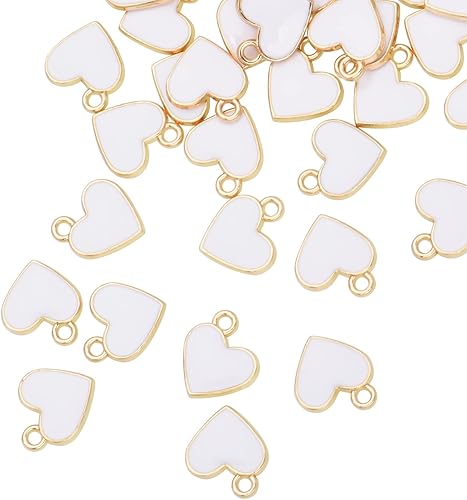 Paquete de 80 dijes de esmalte con chapa dorada Accesorios estilo Hawaii para collares, pulseras, joyería, manualidades