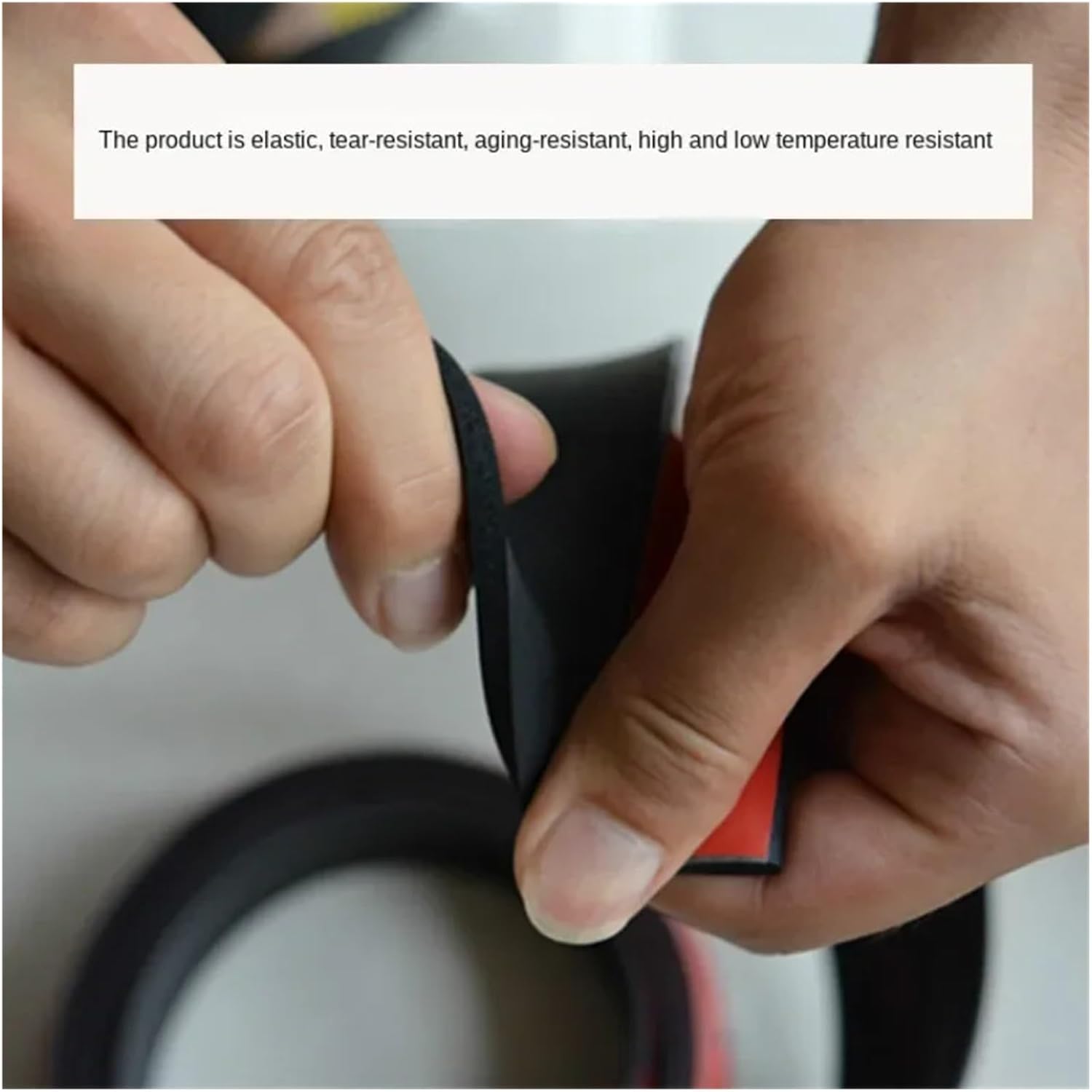 ガレージドア 耐候性 多目的 ホームエッジ 交換用 フルラップ 防塵 ポータブル 粘着シールストリップ 底部ゴムトリム