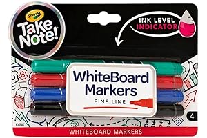 Crayola Washable Dry Erase Travel Pack: Fine Line Markers for On-the-Go Note-Taking
