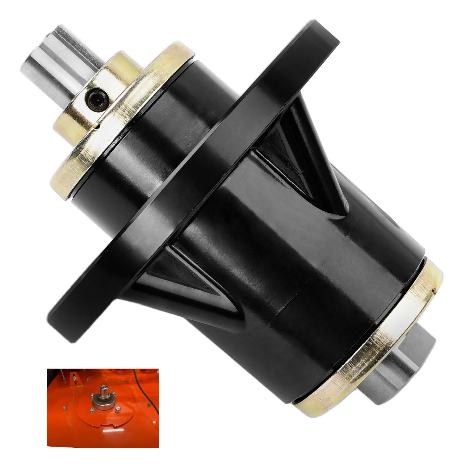 HQPASFY Husillo para cortacésped compatible con rodamientos de aluminio Outlaw Extreme XP Deck de 48, 54, 61 y 72 pulgadas, reemplaza 037-4000-00, 037-4000-50, 038-4000-50, 038-4000-50