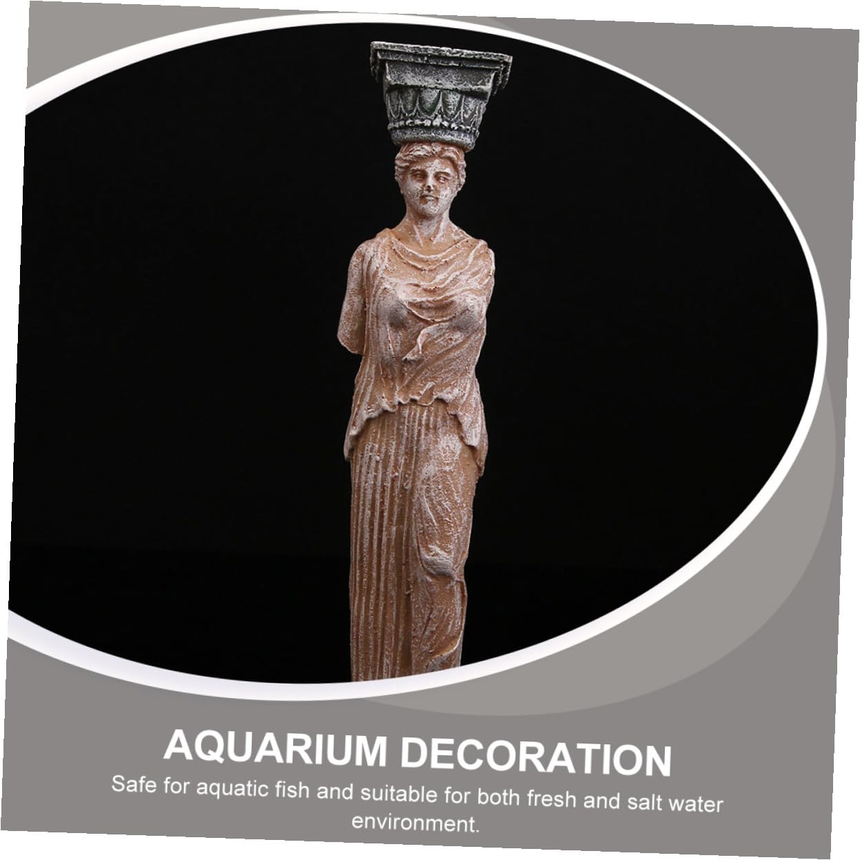 SHINEOFI 2 Piezas Figura Decorativa de Acuario, Adorno Suave y Natural para Pecera, de Resina Adecuado para Entornos Acuáticos