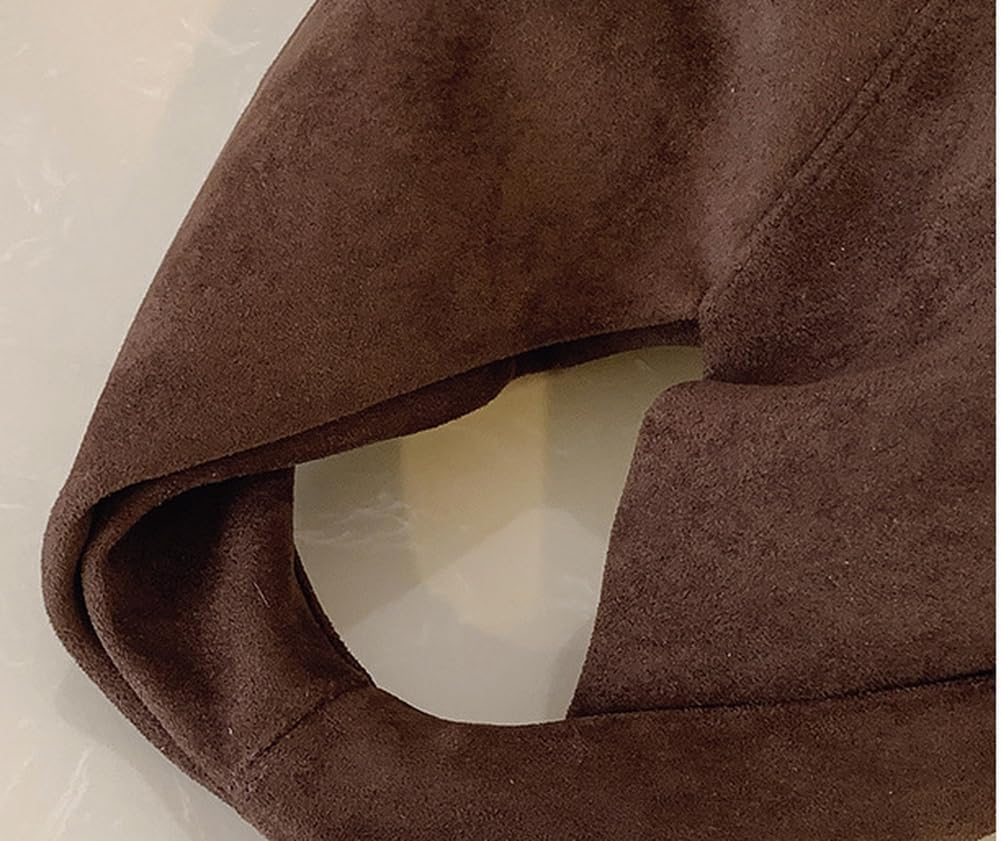 Slouchy Suede Crescent Crossbody Purses Women Cute Hobo Bags Trendy Satchels Underarm Shoulder Bag Travel Tote Handbag 2026 - Image 4