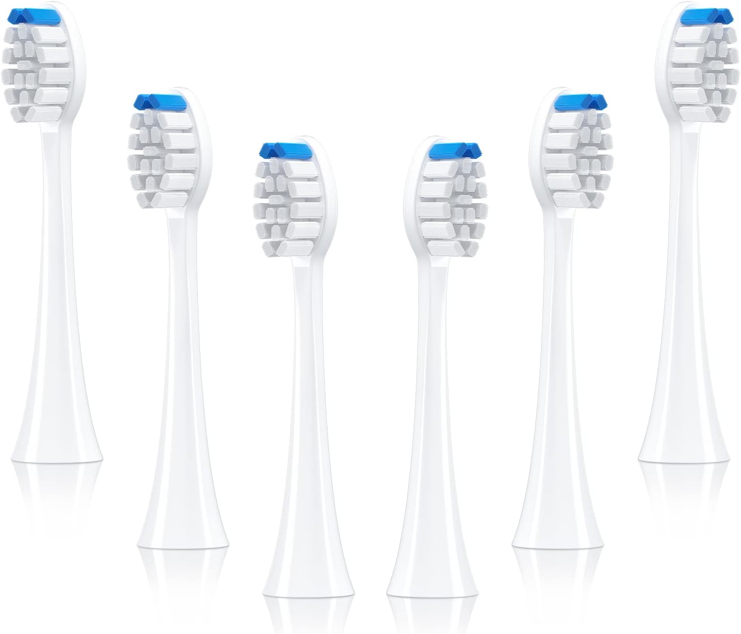 Mitimi Replacement Toothbrush Head, 6Pcs Brush Heads Compatible with S2