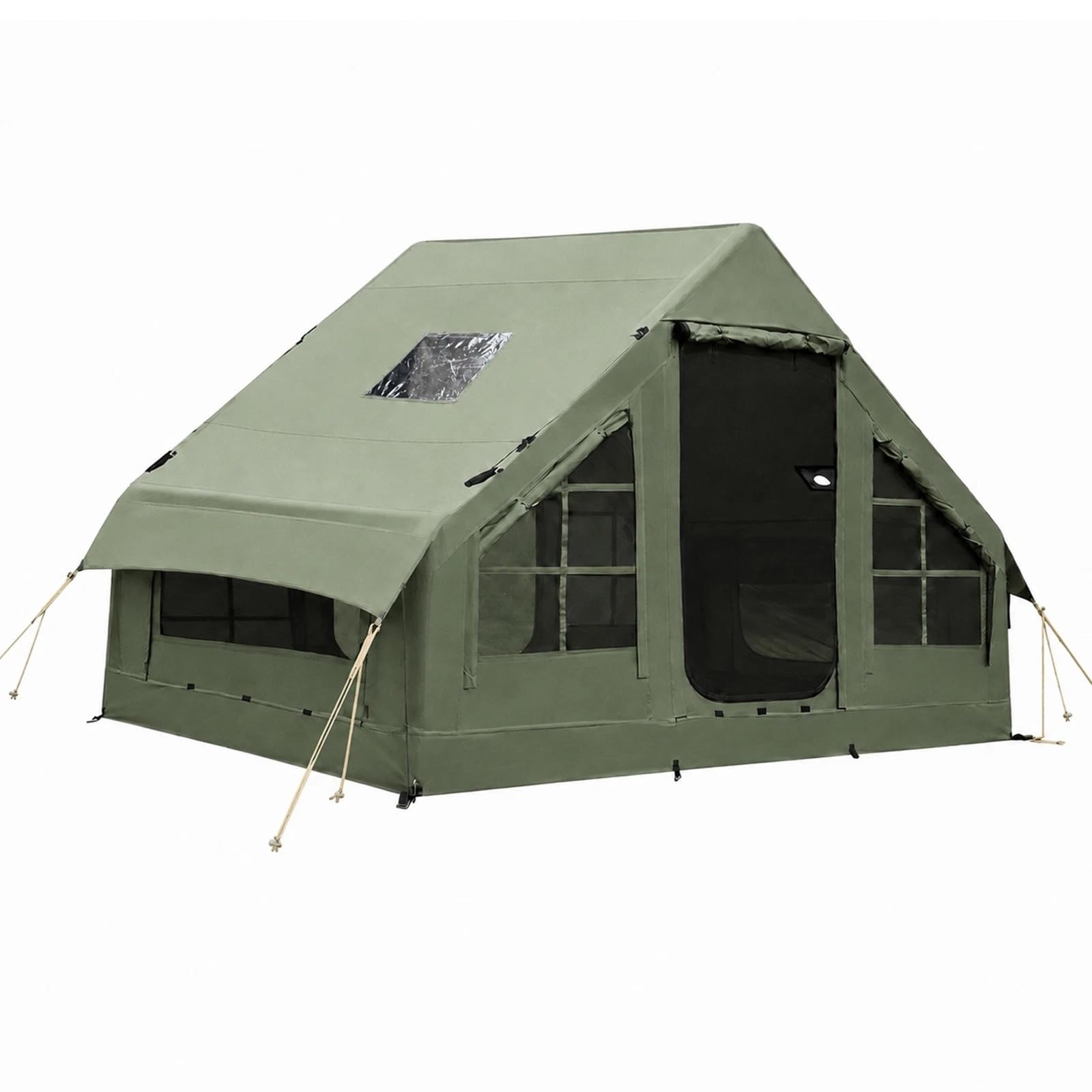 BREEZENEST Inflatable Pop-Up Camping Tent for 2-8 People Instant Outdoor Tent With skylight