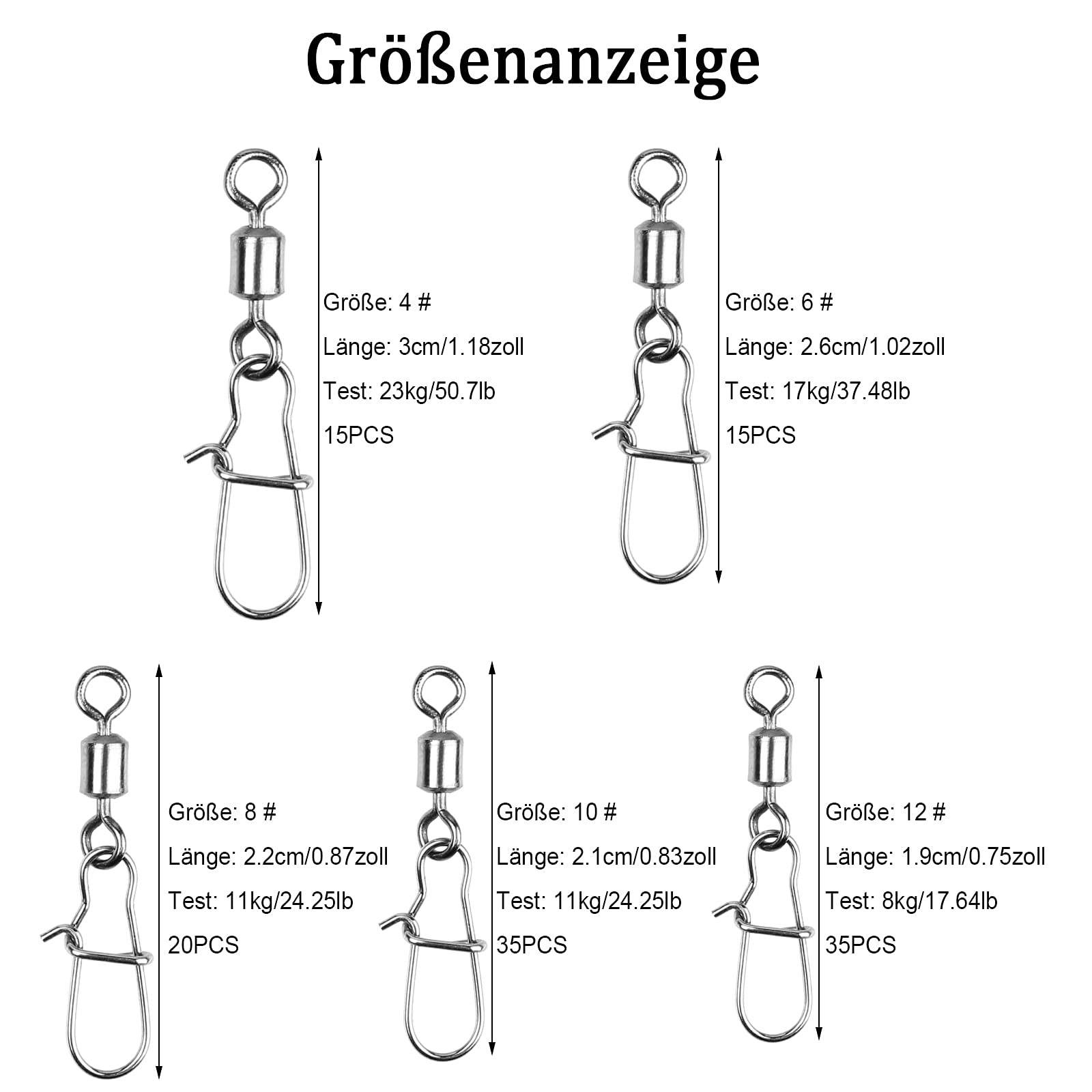 Łożysko kulkowe do wędkowania, 120 sztuk, 4# 6# 8# 10# 12#, łożysko kulkowe ze stali nierdzewnej, krętlik wędkarski, krętlik wędkarski, krętlik wędkarski, krętlik do łowienia ryb morskich