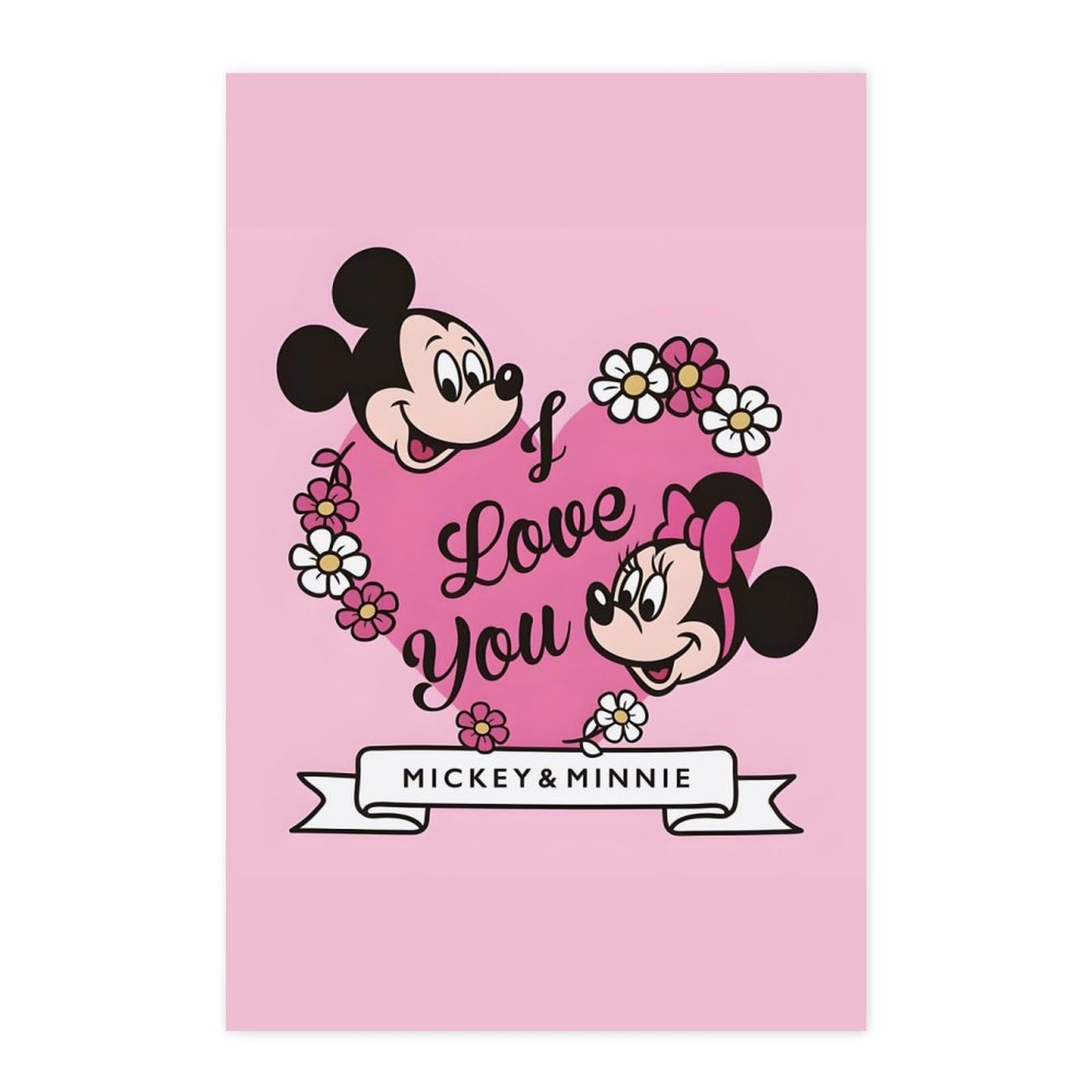 Amazon.co.jp: ミッキー ミニー ポスター 絵画 インテリア 壁紙用 壁紙