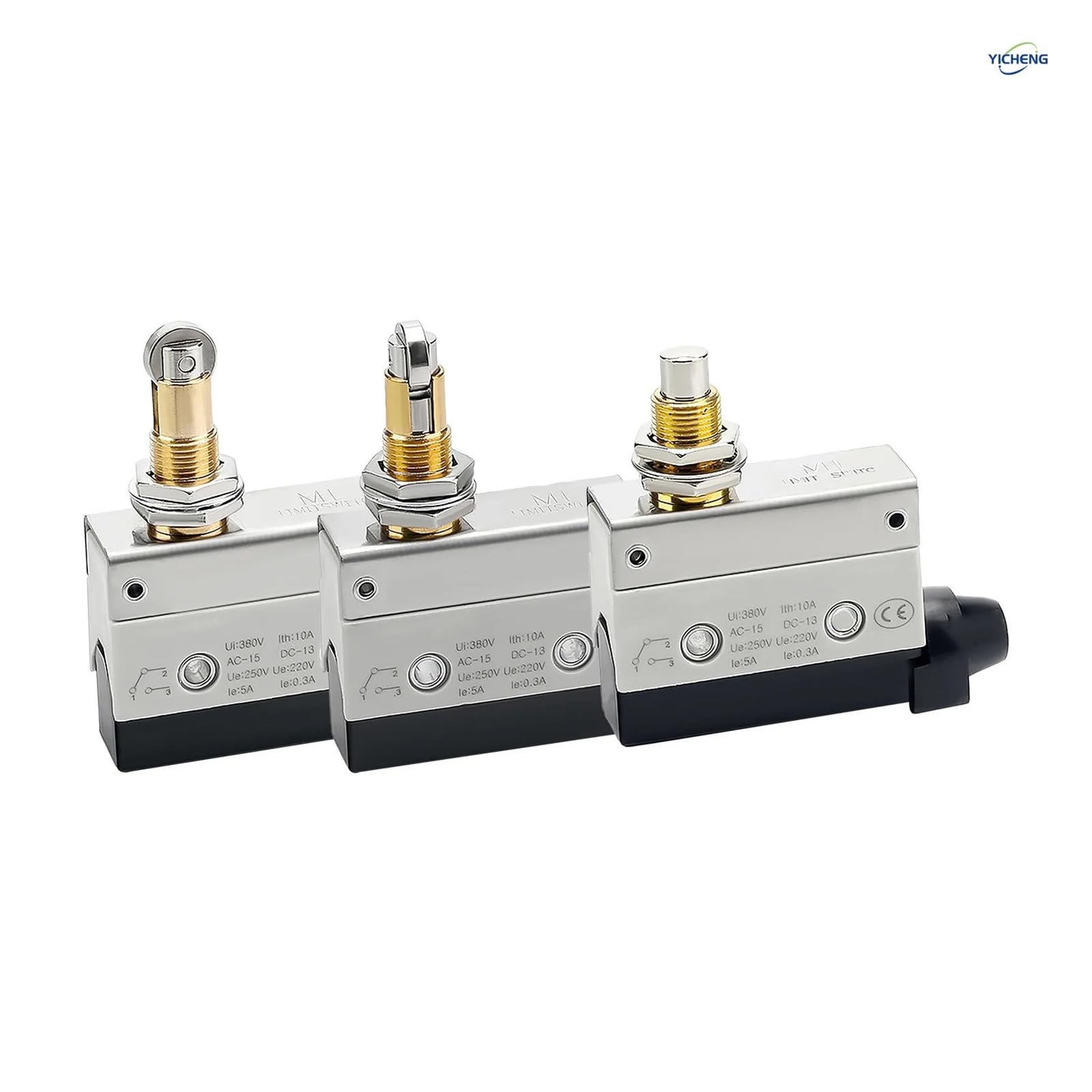 10 pz 1NO 1NC 380 V 10A interruttore di posizione viaggio industriale IP54