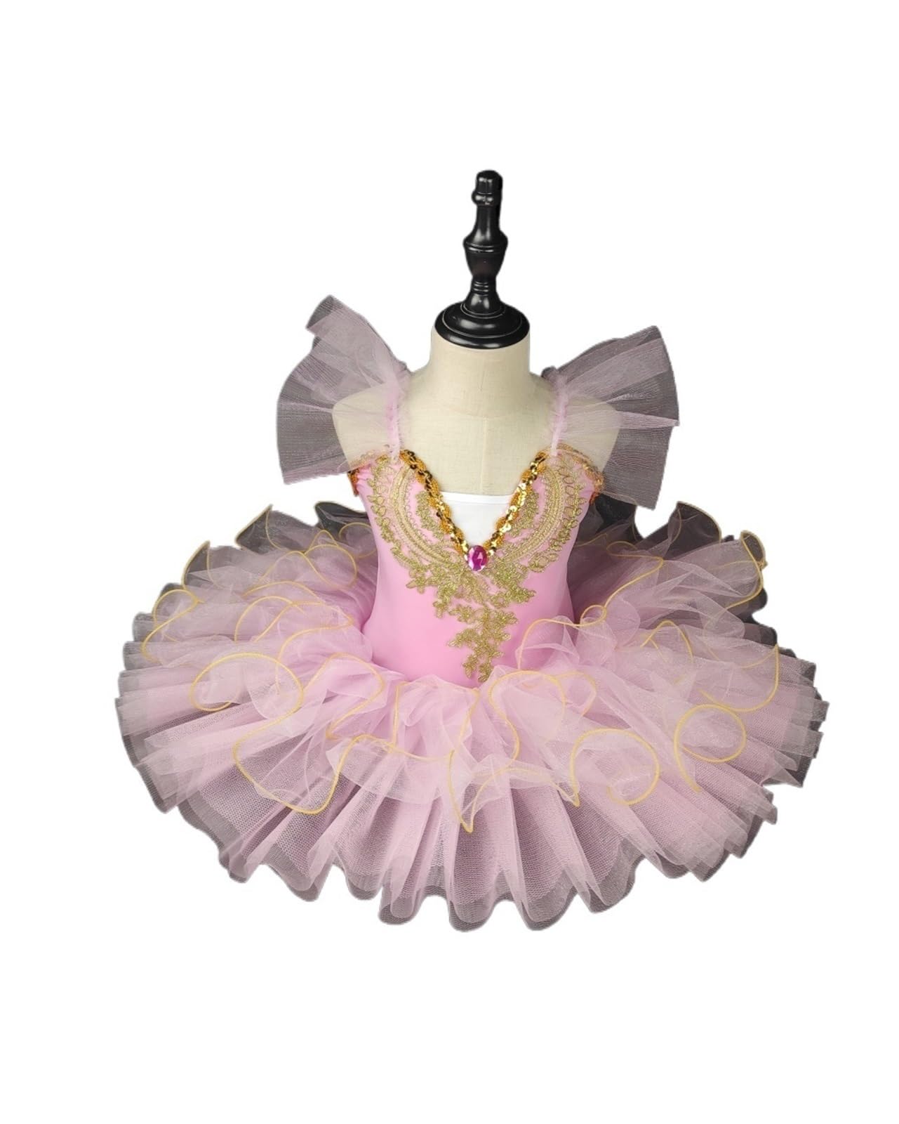 Vestido Tutu Ballet Niña Bailarina Ballet Tutu for niños niñas Adulto Ropa de Baile niños tutú Trajes de Ballet Leotardos Vestido de Ballet(Pink,160cm)