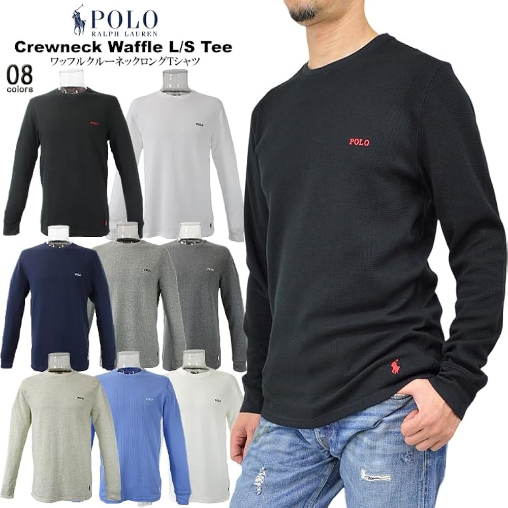 【RRL】ラルフローレン 長袖ワッフルニットクルーネックTシャツ ワッフルニット クルーネック | ラルフ ローレン公式オンライン