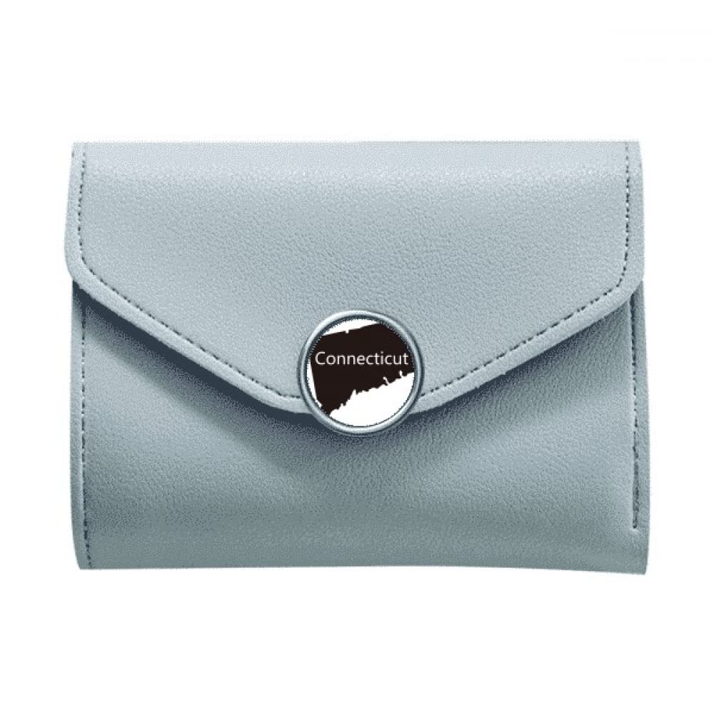 Connectic America USA Map Outline Money Pocket Trifold Wallet