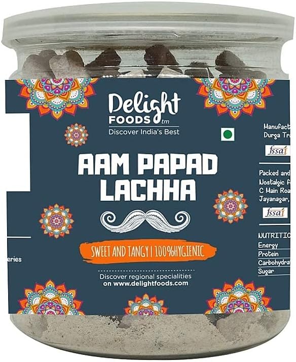 Delight Foods Traditional Churans - Hygienically Packed Premium (Aam Papad Lachha, 300g)