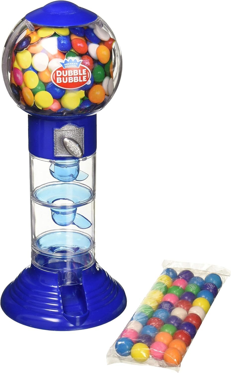 The Dreidel Company Spiral Fun Gumball Bank 10.5" Inches Tall, Assorted (2-Pack)
