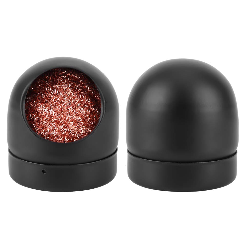 2PCs Solde Iron Tip 599B Indsutrial Tool Wire Round Shaped Black Carbon Steel e with Service Life Solde Iron Tip Wire599BSolder Tip Wire CleanerWire BallSolder Tip Tool