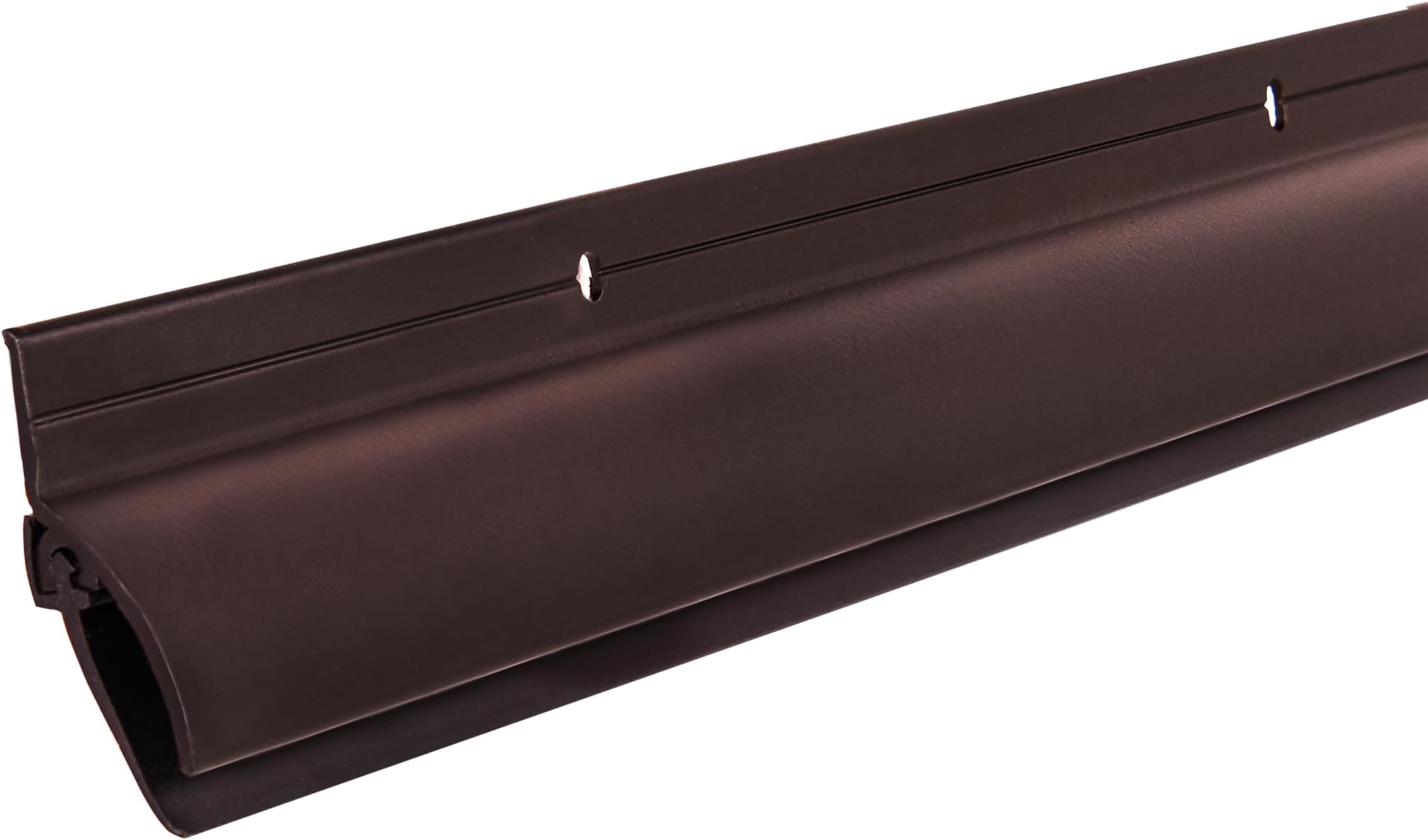 M-D Building Products 68734 1-7/8-Inch Vinyl - 36-Inch DB037 Door Sweep with Drip Cap, Bronze