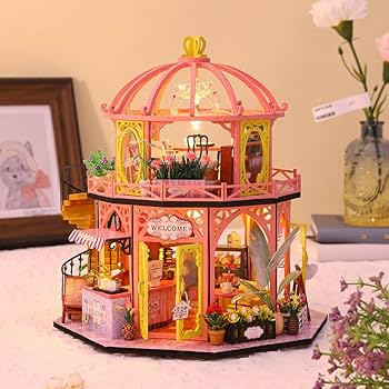ドールハウス/ミニチュア/ハンドメイド 初夏のひとりの時間」ミニチュア ドールハウス ☆完成品