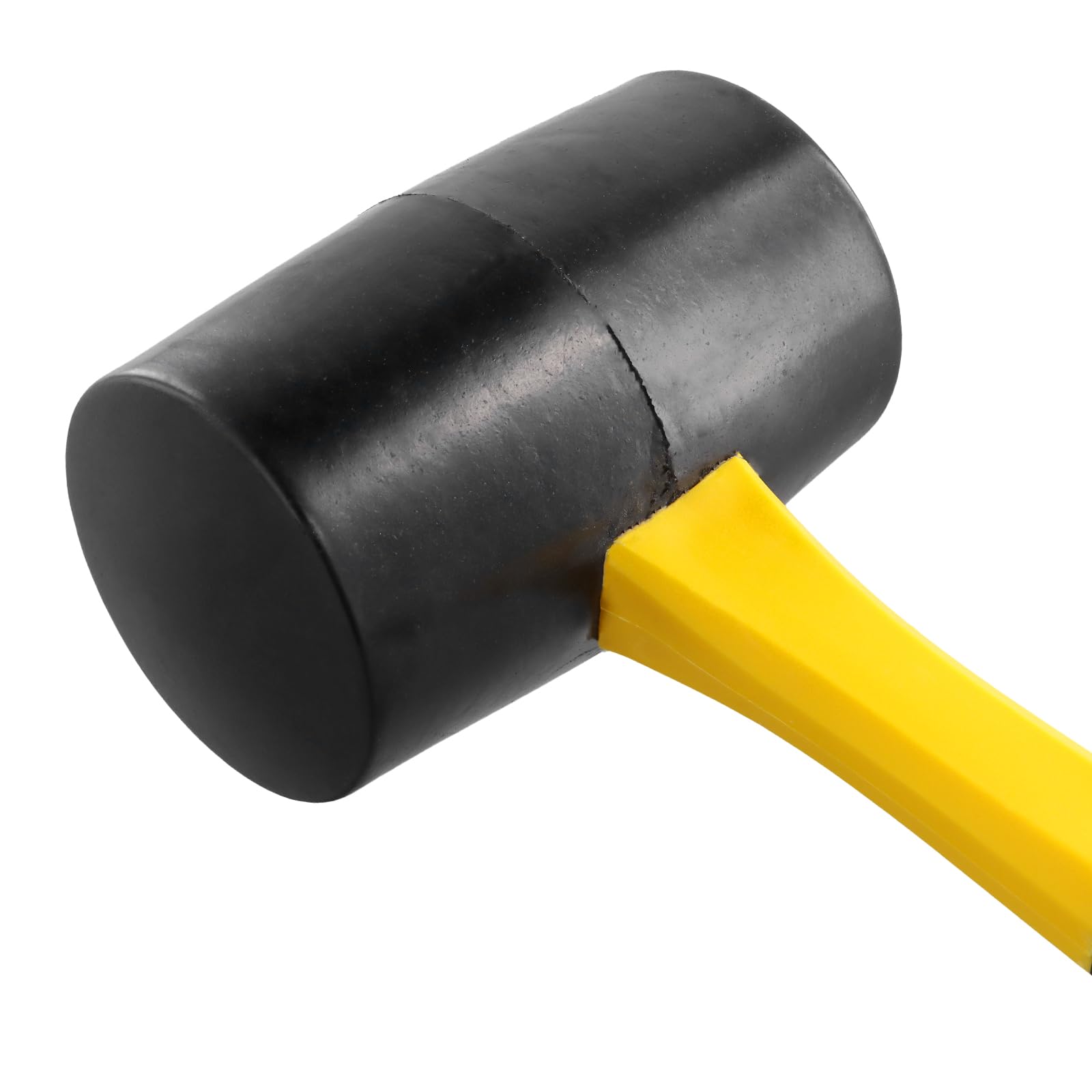 TAICHEUT 2 PCS 32oz Rubber Mallet, 1000g Rubber Hammer for Striking Wood Slate, Black, 30cm - Image 3