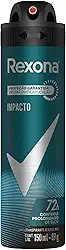 Rexona Desodorante Antitranspirante Aerosol Masculino Impacto 72 Horas 150Ml