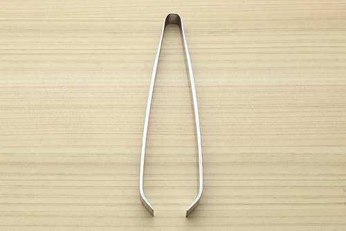 Miniatura 7 de Yoshihiro Pinzas antideslizantes de hueso de pescado para sushi japonés, herramienta de guarnición del chef (tipo occidental, antideslizante)