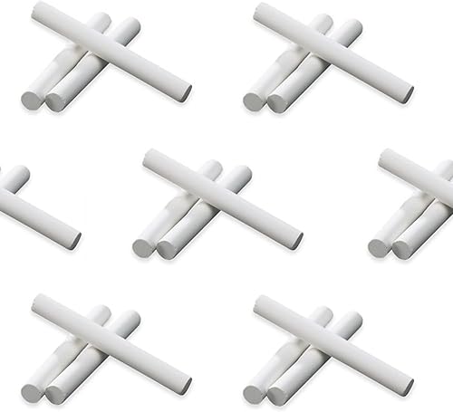 Miniatura 6 de School Smart Pizarra sin polvo - Paquete de 12 - Blanco - 084832