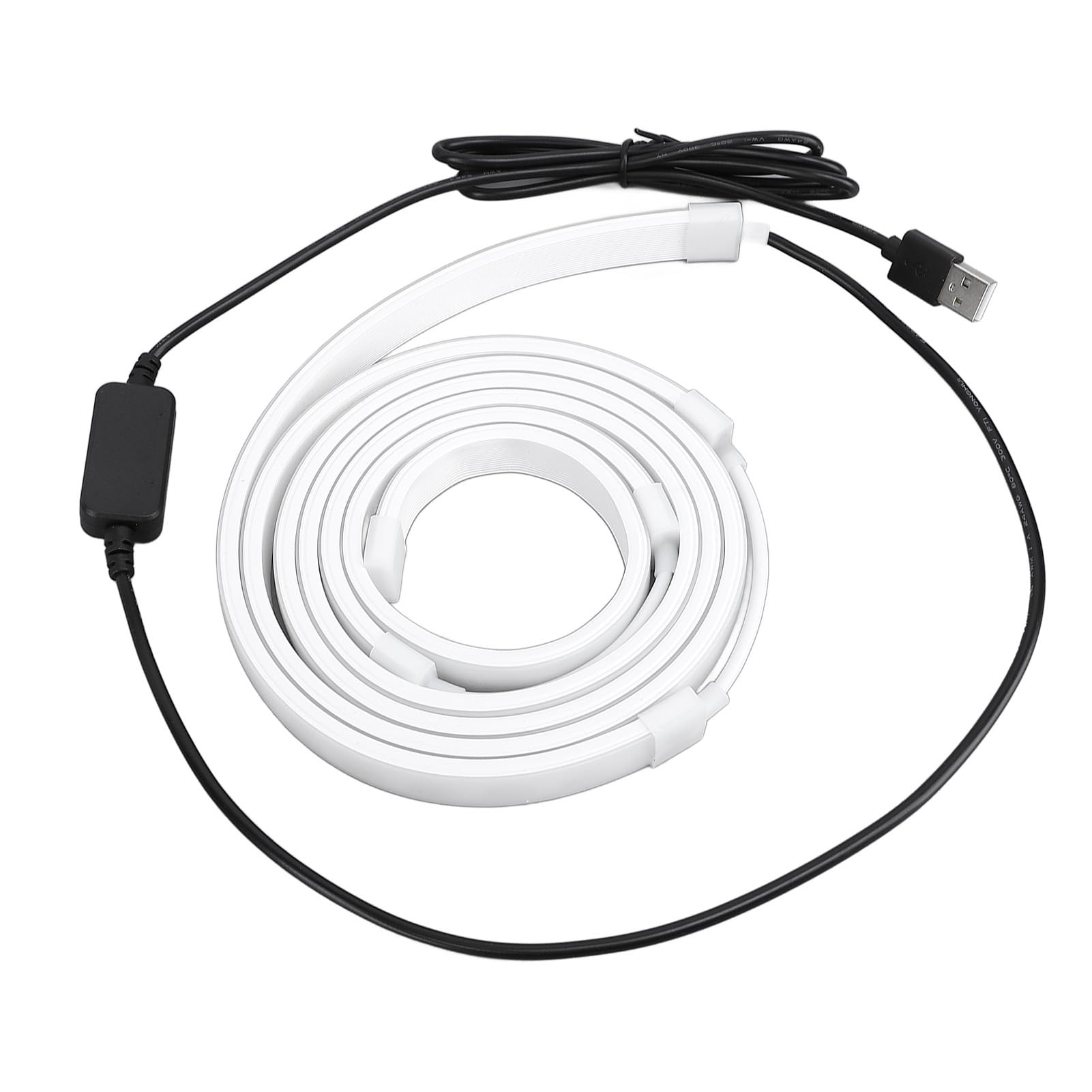 Asixxsix Podświetlenie LED ekranu komputera RGB, podświetlenie synchronizowane zasilane przez USB dla 49-calowego wyświetlacza biurkowego
