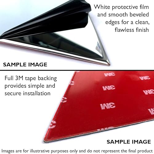 Miniatura 4 de Auto Reflections 4 cubiertas para postes de pilar con recorte de teclado para Ford Explorer 2011-2018