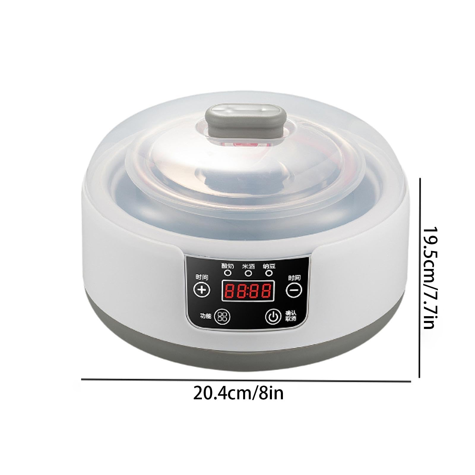 Yogurtera con Control De Temperatura para Yogur Probiótico