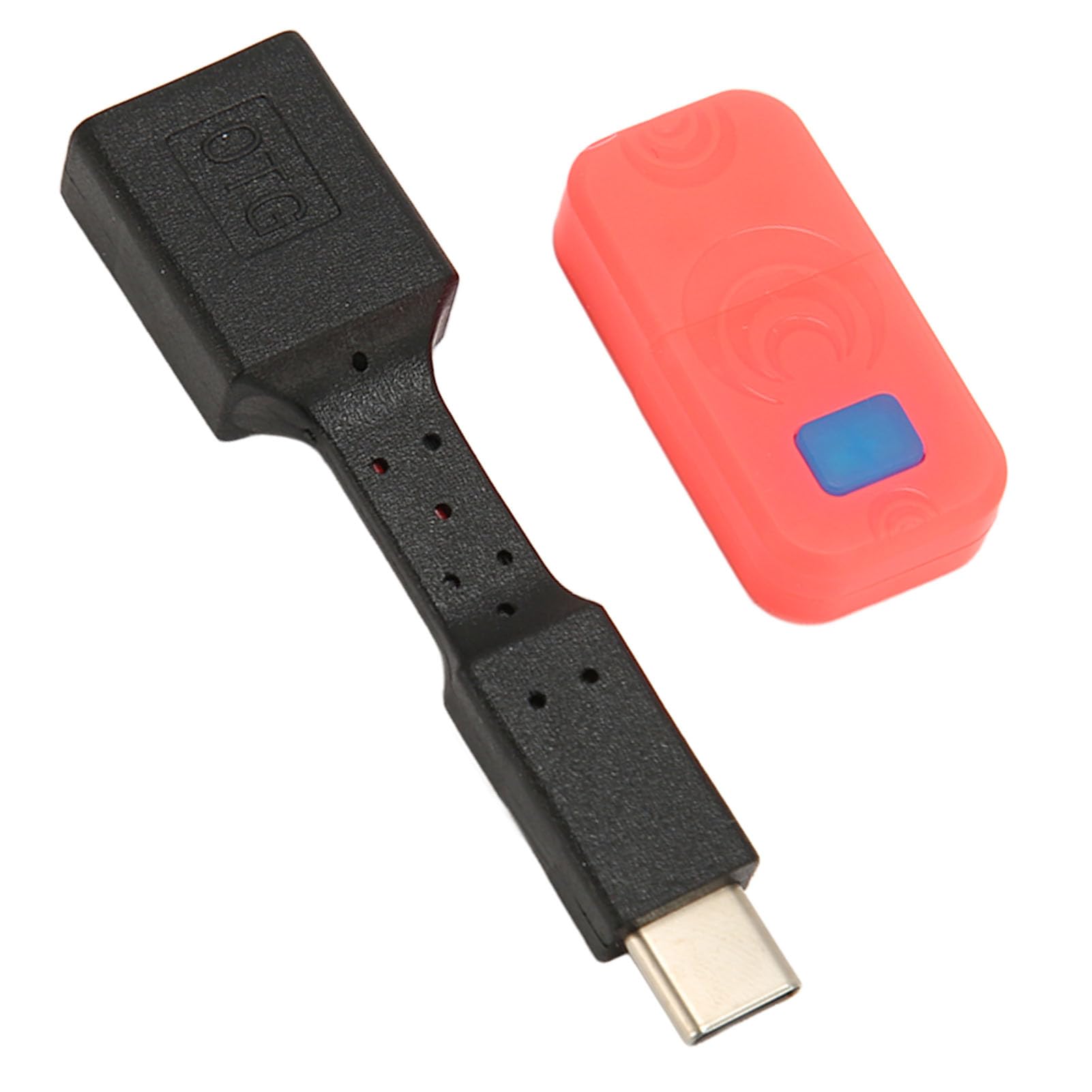 Adaptador de Controlador Bluetooth para PS5, Switch, para Switch Lite, Adaptador USB Inalámbrico con Cable OTG Tipo C Compatible con Switch Pro, para Windows PC, para Android TV