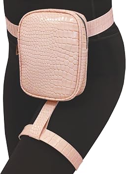 Leg Harness - Thigh Bag & Hip Pack - Synthetic Leather - Womens Pink