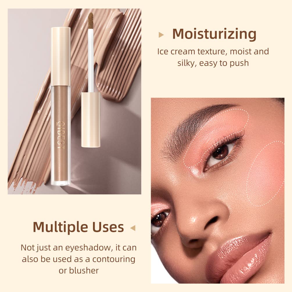8 Colours Matte Liquid Eyeshadow Set Velvet Highly Pigmented Smokey Black Nude Eyeshadow Long Lasting Quick Drying Eye Shadow Make Up Kits (Set A) - Image 3