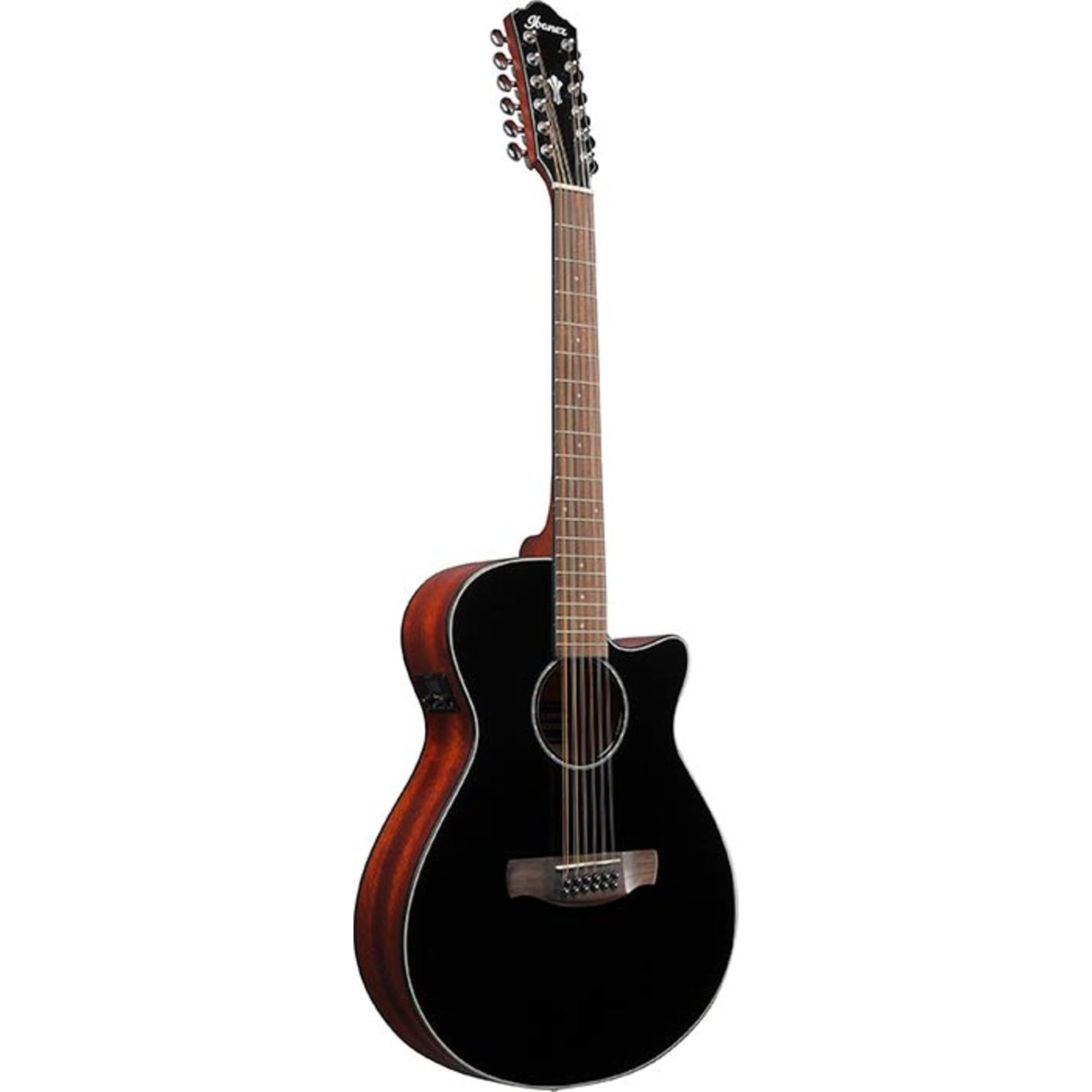 Ibanez AEG5012 - Cordones de 12 cuerdas, color negro
