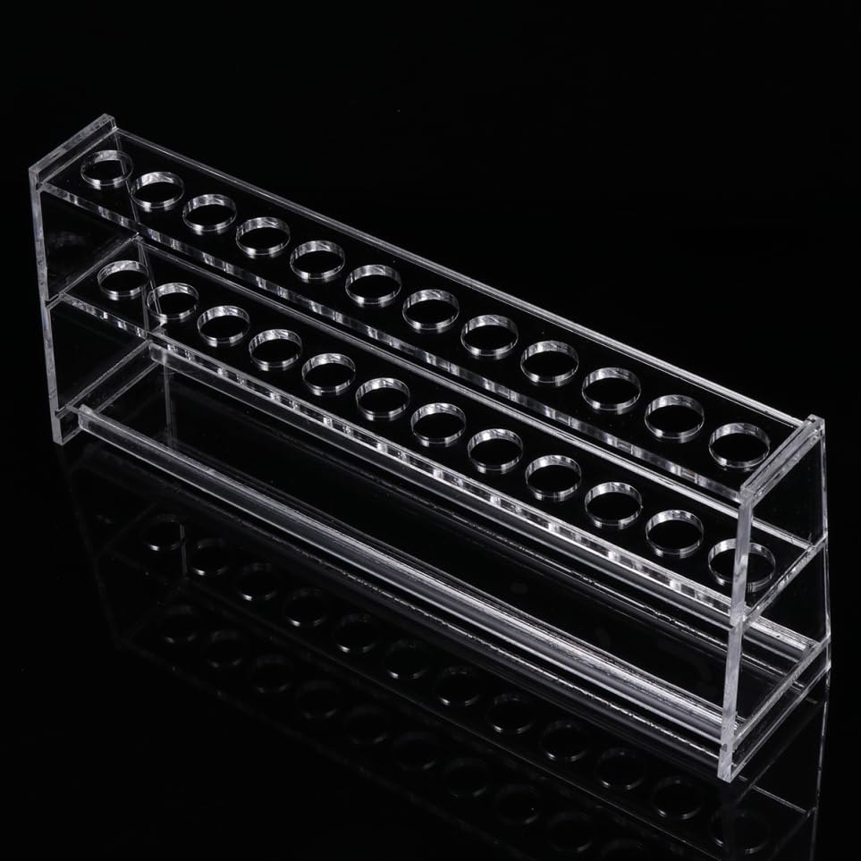PRETYZOOM 1 Satz Test Tube Rack Holder Abnehmbarer Ständer für Reagenzgläser Transparentes Labormaterial für und Wissenschaftliche Experimente