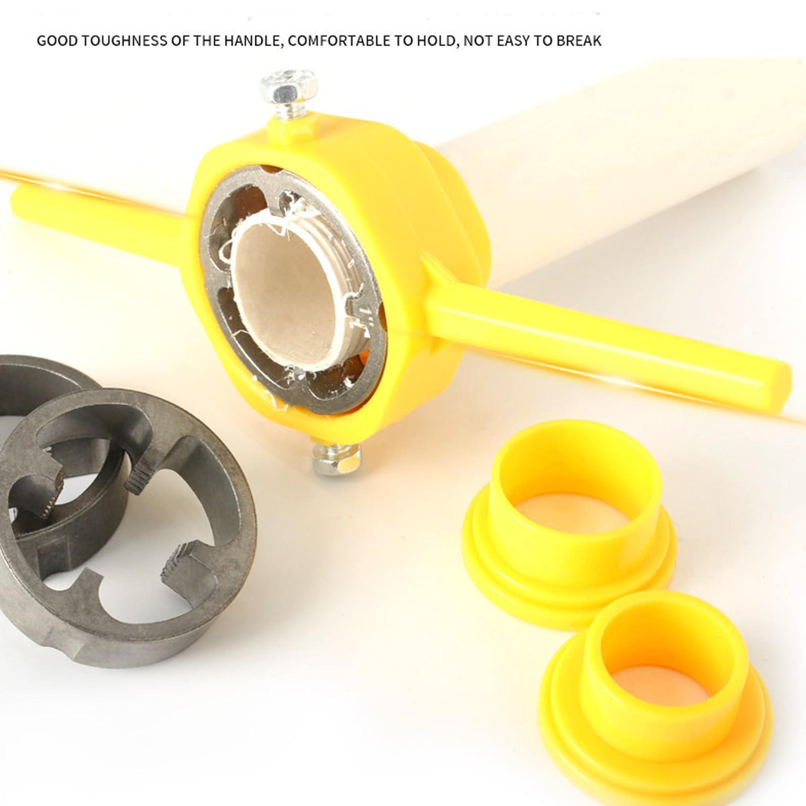 NDNCZDHC Pipe Threader Kit, 1/2 Inch 3/4 Inch 1 Inch NPT Thread Dies PVC Plastic Pipe Die Broken Screw Extractor