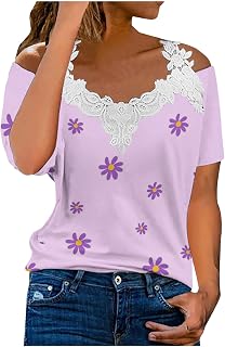Women's Tops Casual Loose Ladies T Shirt Trendy Loose Blouses Casual Loose Short Sleeve Tee Shirts Basic Short Sleeve Tee Shirts All Match Basic Daily Casual Blouses for Women