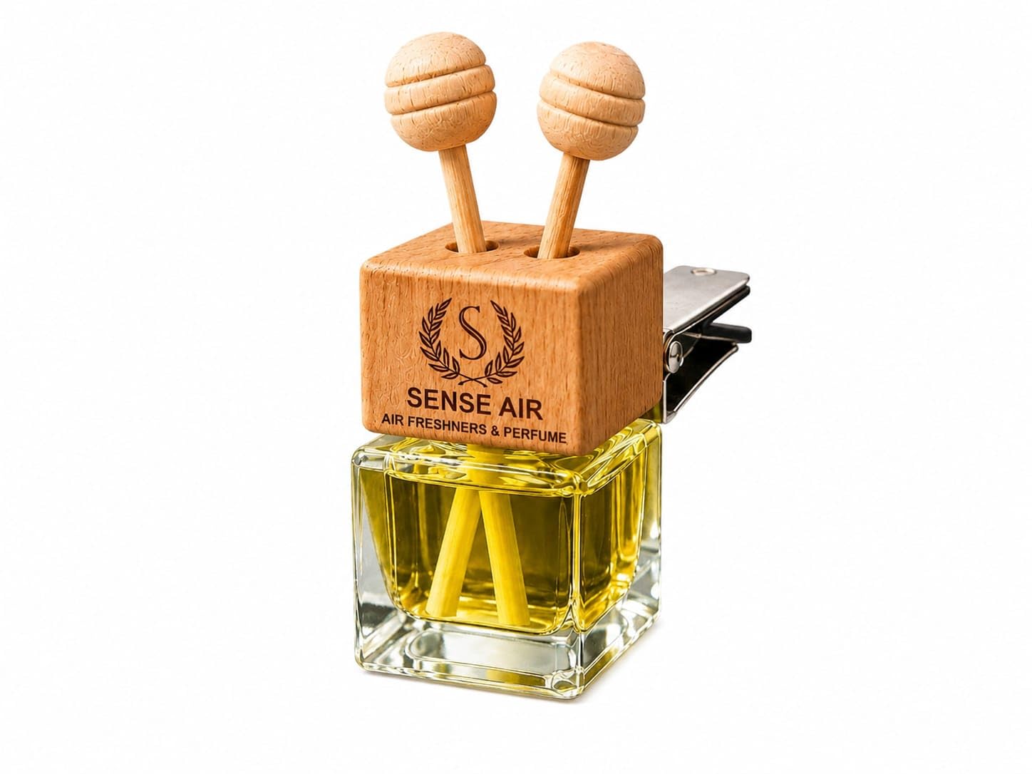 Lemon Car Air Freshener for AC Vent, 10ml | Premium Wooden Diffuser Bottle | Long Lasting Citrus Fragrance | Easy Clip-On Car Perfume | Stylish Car Interior Air Freshener-image-15