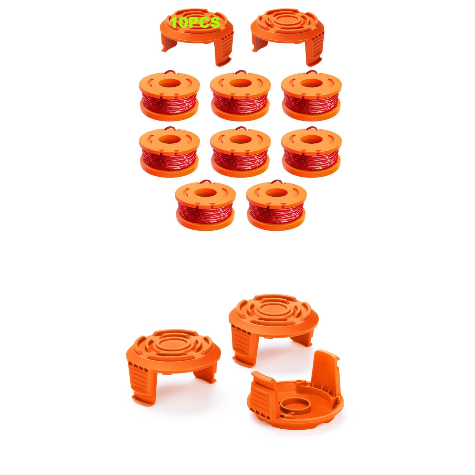 Bobine de fil de rechange pour Worx WG afin de retrouver des bordures de pelouse impeccables