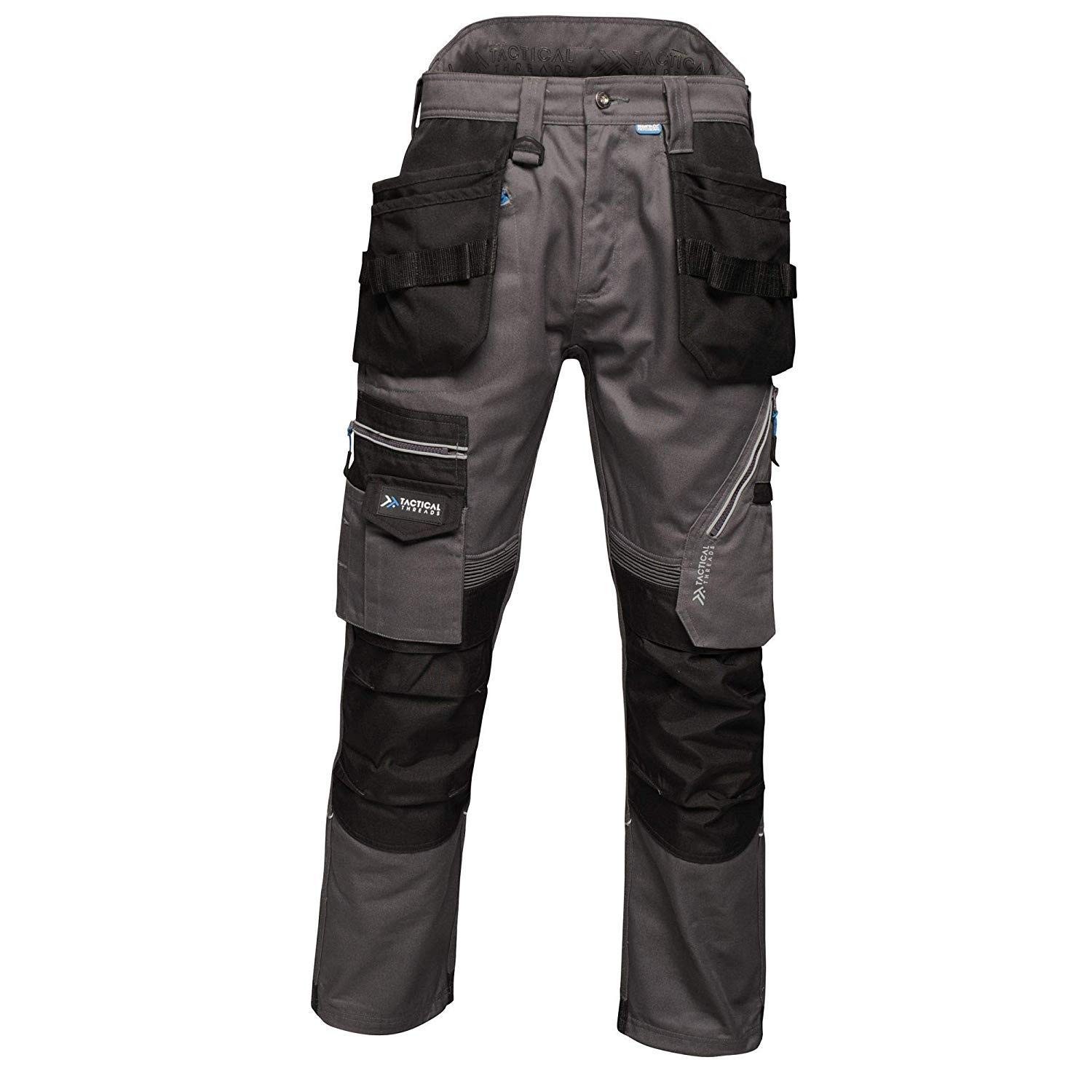 Regatta Professional Execute Holster Work Trousers Size: 32 R Men's Grey