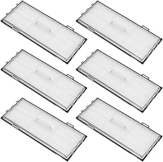 Washable Filters, Compatible with Roborock S8 Pro Ultra, S8+, S8, S7, S7+, S7 MaxV, S7 MaxV Plus, S7 MaxV Ultra, Robot Vacuum Cleaner Replacement Parts Accessories, 6-Pack.