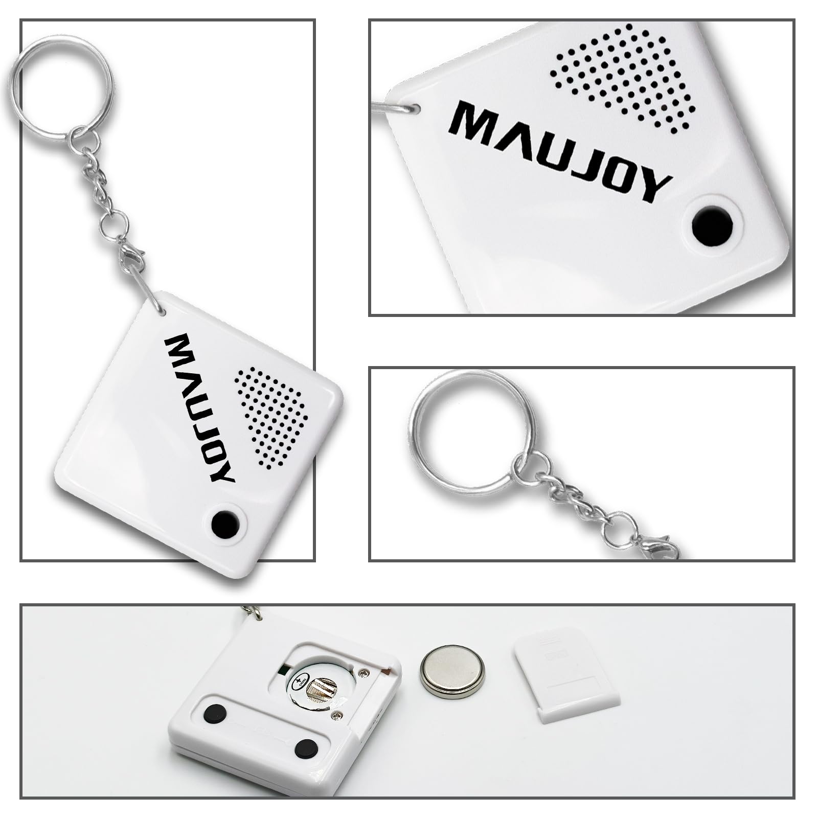 Talking Clock Keychain for Blind Voice Keyring for Visually Impaired,  Easy-to-Use with Alarm Compact Portable, Ideal for Elderly (Voice