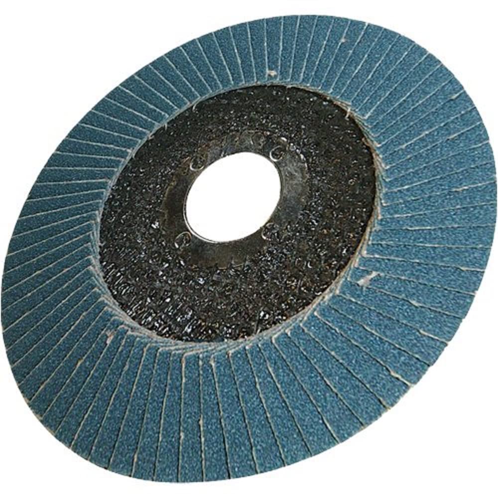 Silverline 793818 Zirconium Flap Disc, 100 Mm 60 Grit
